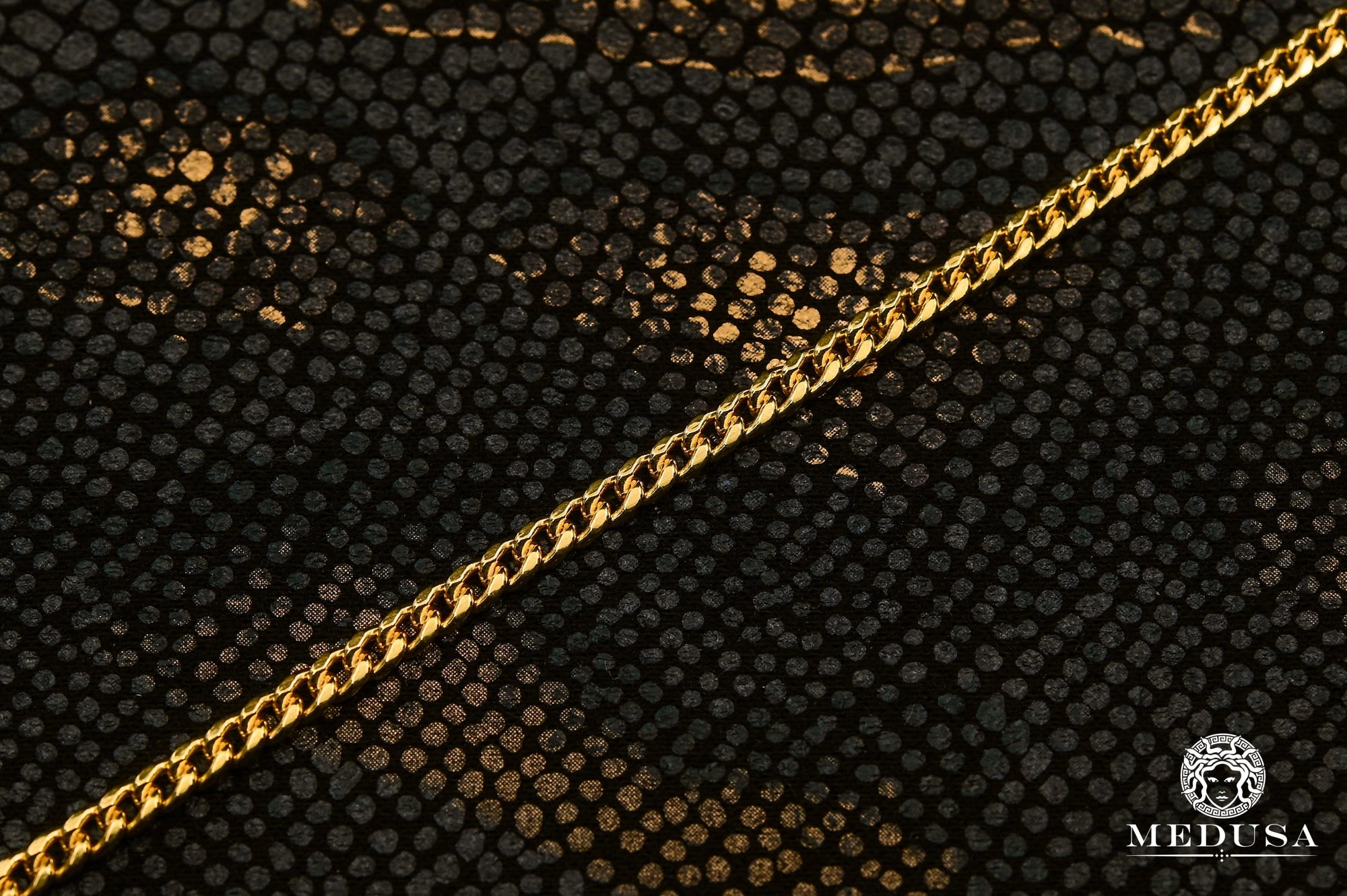 Chaîne en Or 10K | Chaîne 3mm Baby Cuban Link