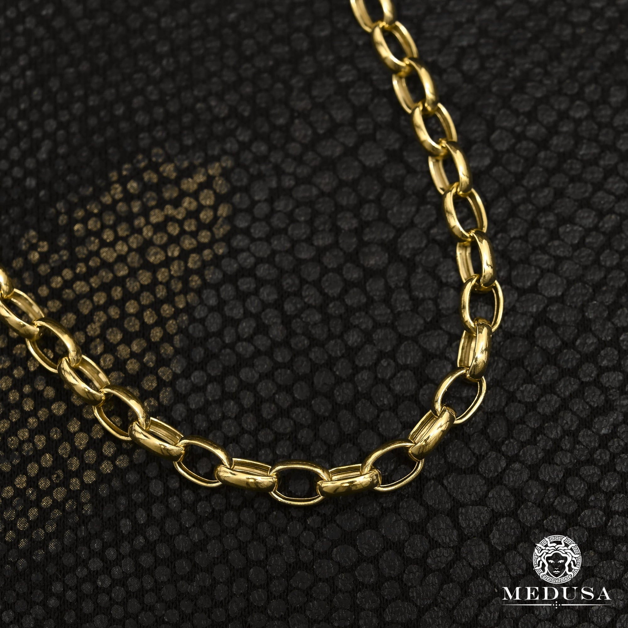 Chaîne en Or 10K | Chaîne 4.5mm Rollo Tiffany