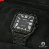 Cartier watch | Cartier Santos 100 XL 40mm Men&#39;s Watch - Black Diamond Black Gold