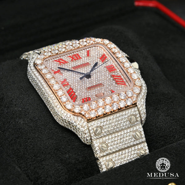 Cartier watch | 40mm Cartier Santos 100 XL - Red Iced