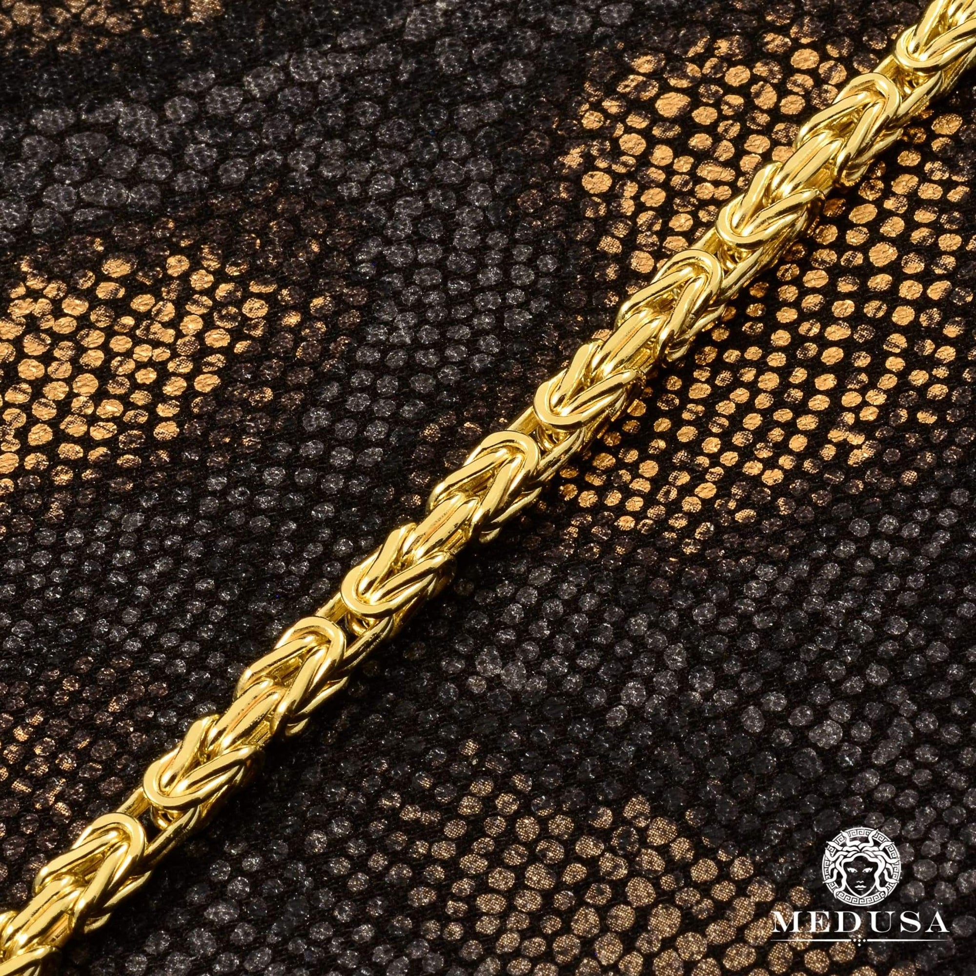 10K Gold Chain | 4mm Byzantine Chain