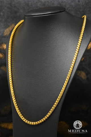 4mm Franco Solid 750 - 20'' / Or Jaune