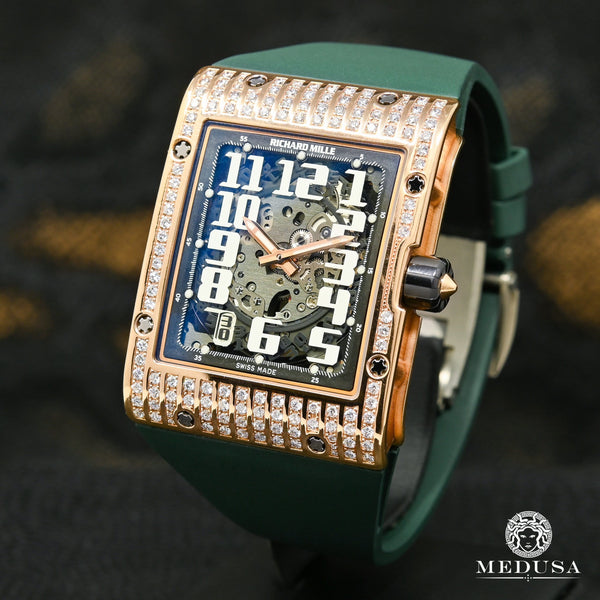 Montre Richard Mille 50mm Richard Mille Rose Gold Factory