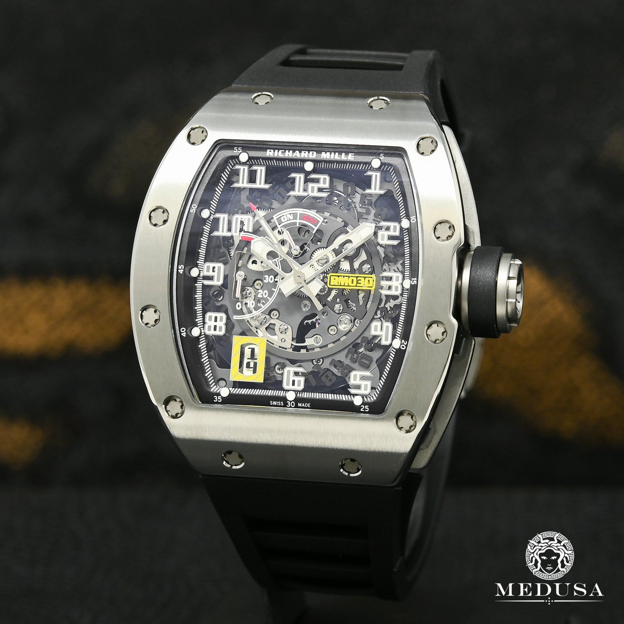 Richard Mille Watch | Men's Watch 50mm Richard Mille Titanium - RM030 Stainless
