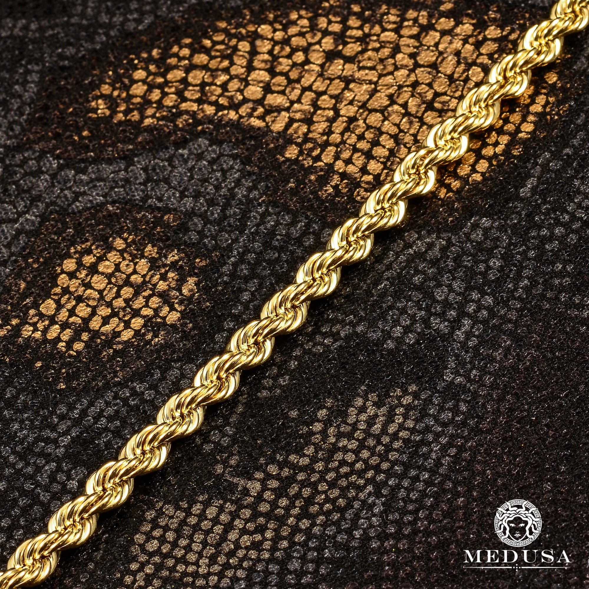 Chaîne en Or 10K | Chaîne 5mm Torsade