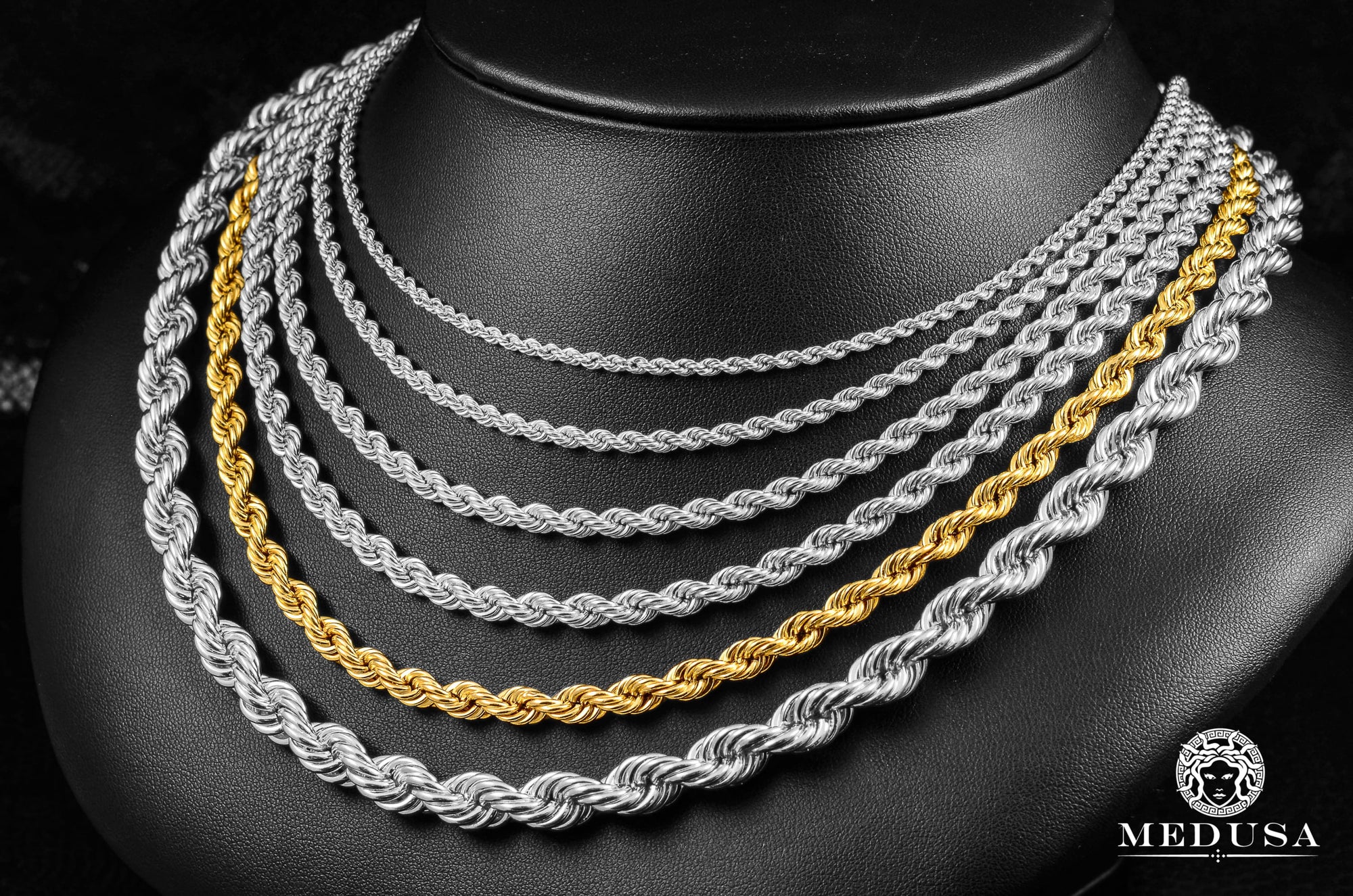 10K Gold Chain | 6mm chain Rope