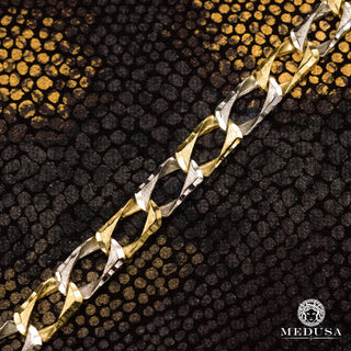 7mm Meshy MA45 Bracelet  - 8'' / Yellow Gold