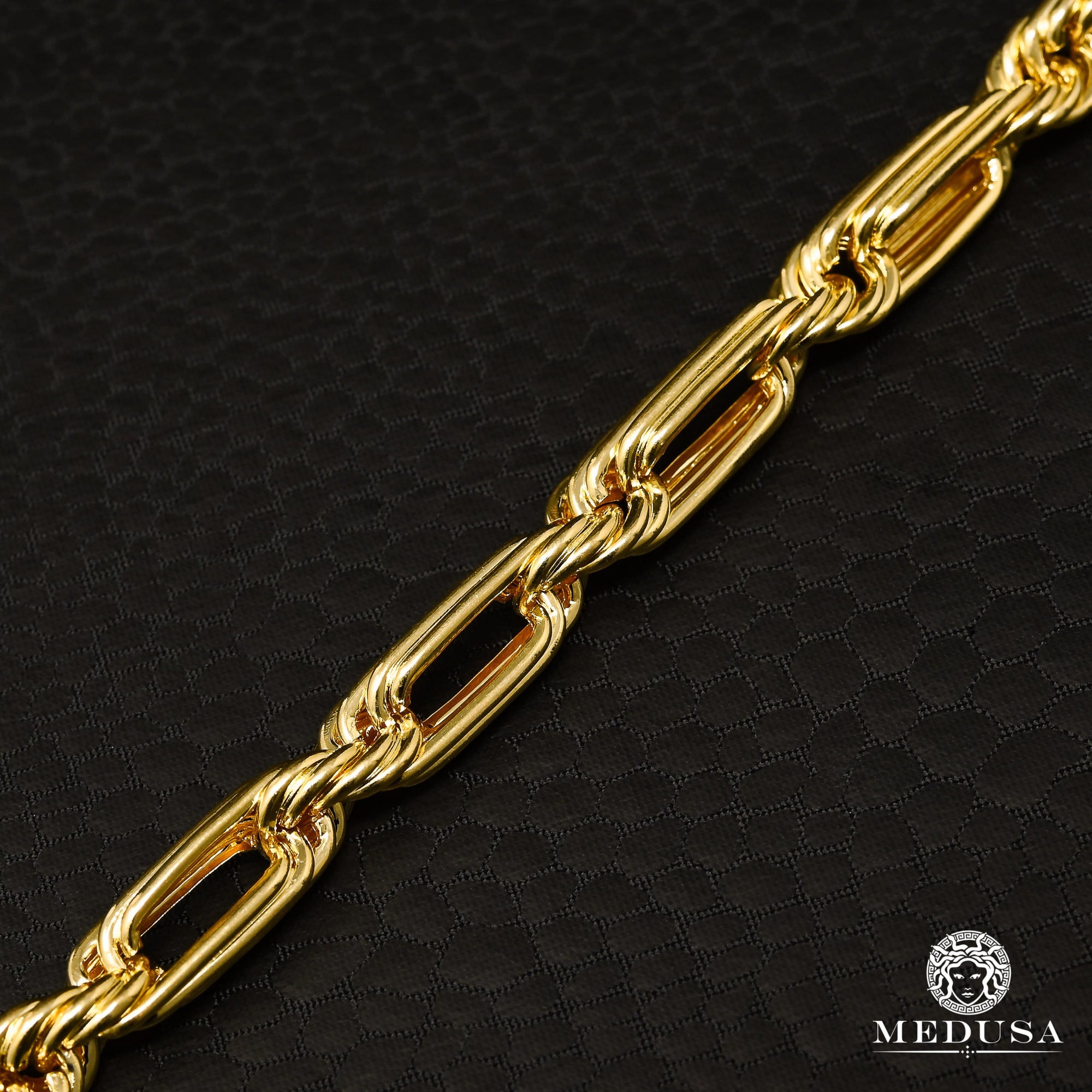 Chaîne en Or 10K | Chaîne 7mm Torsade Milano