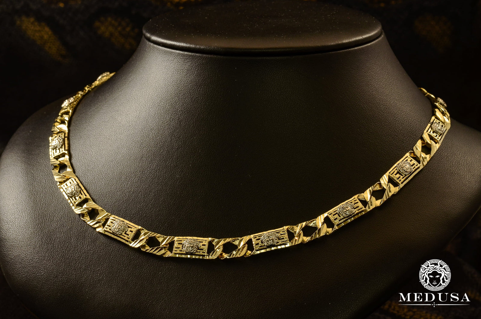 10K Gold Chain | Curb Chain 8.5mm Gianni M3