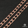 10K Gold Bracelet | Men&#39;s Bracelet 8mm Meshy Bracelet M-ALBERT-ROSE