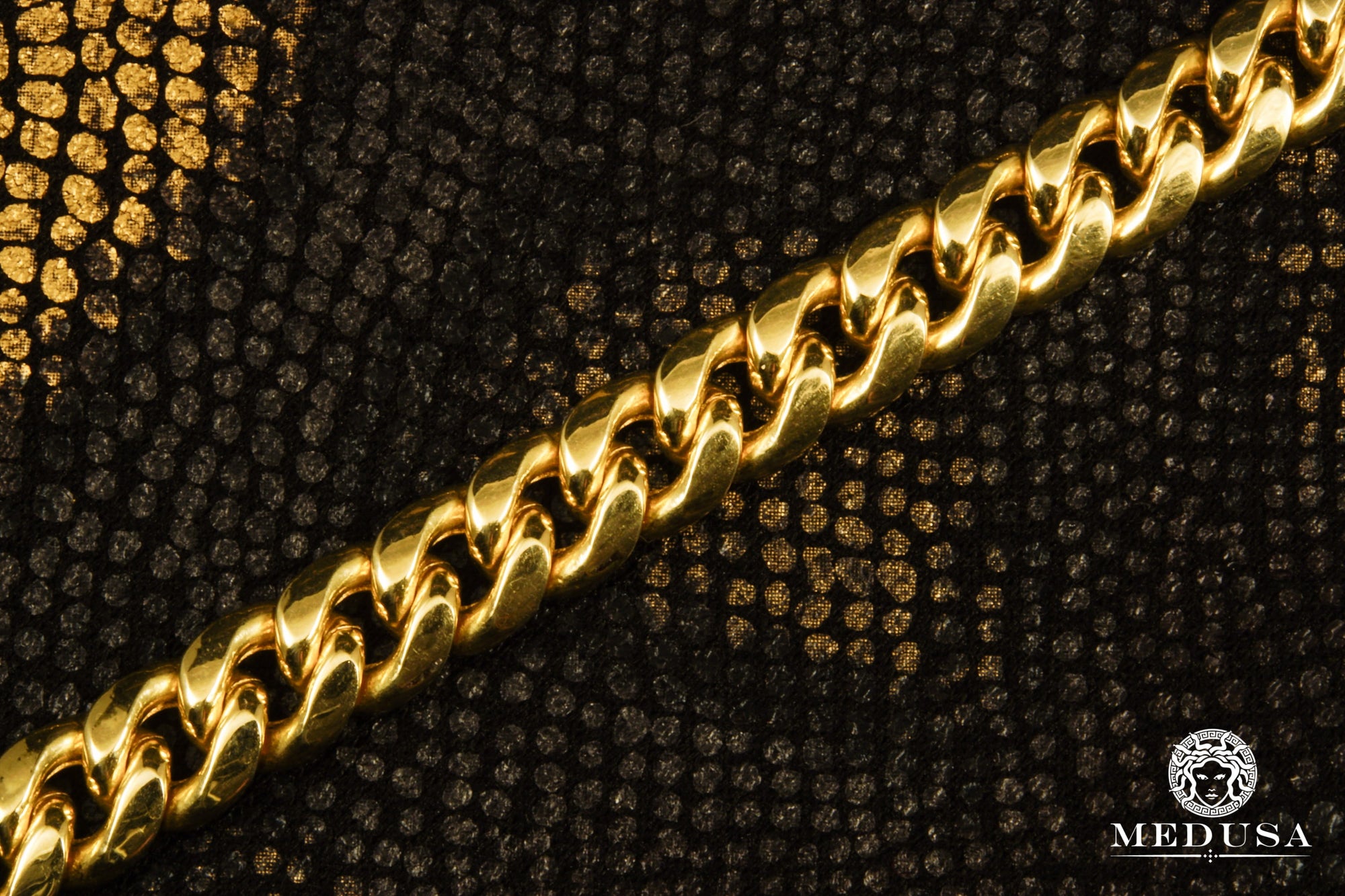 Chaîne en Or 10K | Chaîne 8mm Cuban Link