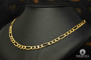 Figaro sólido de 8 mm - 18'' / Oro amarillo