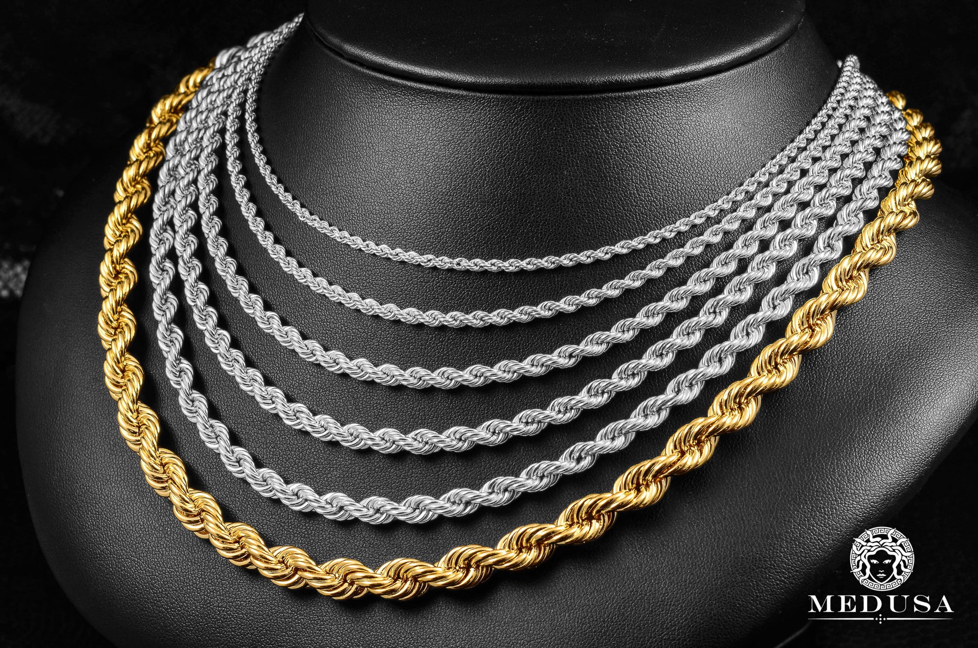 10K Gold Chain | 8mm chain Rope