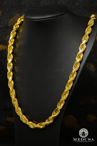 Cuerda sólida de 8 mm 585 - 22'' / Oro amarillo