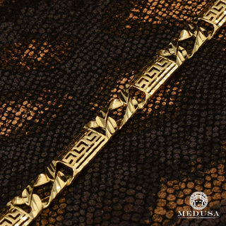9mm Gianni M12 Bracelet  - 8'' / Yellow Gold