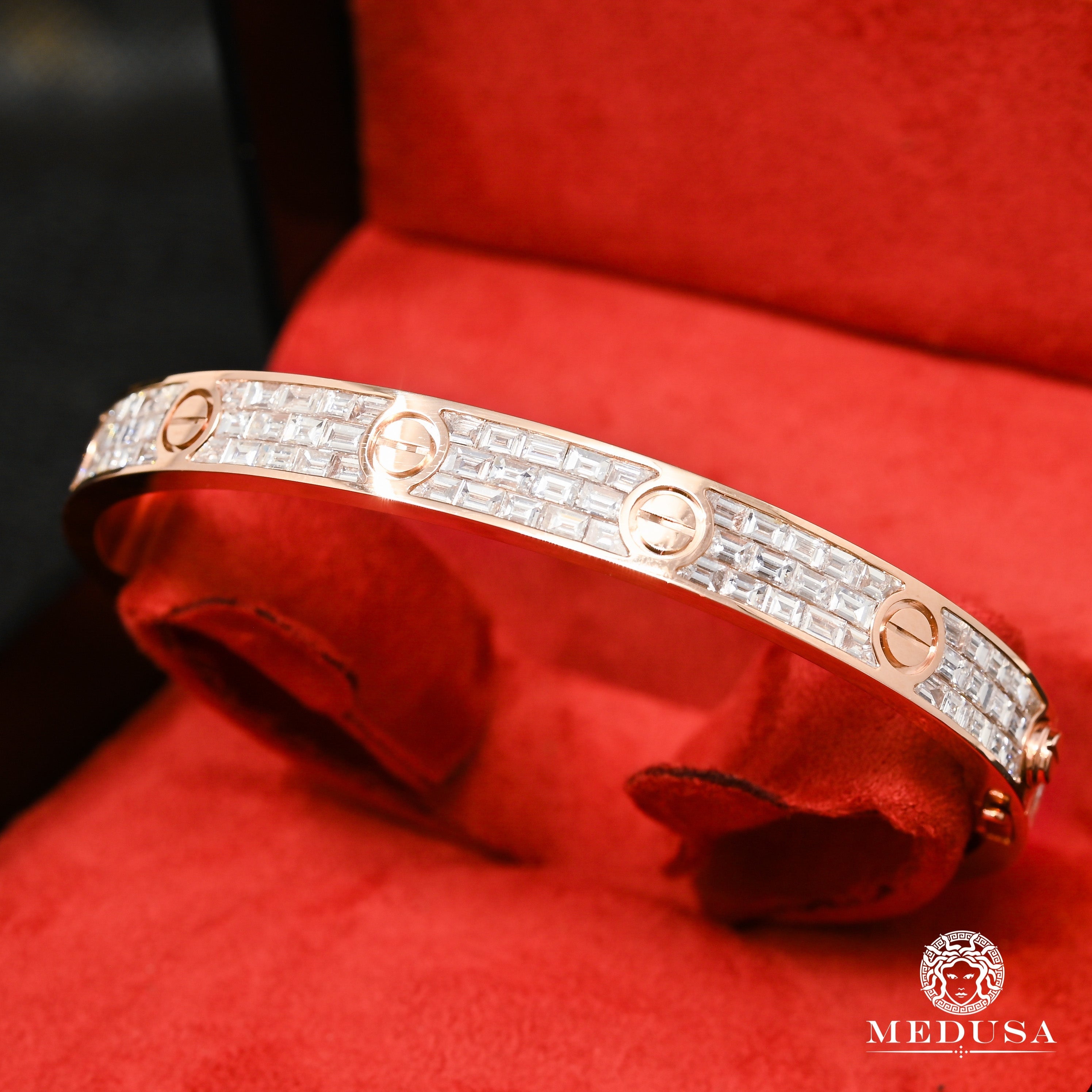 Buy Cartier Love Bracelet 18k White Gold 10 Diamond Love Bracelet .96ct  Size 18 Online in India - Etsy