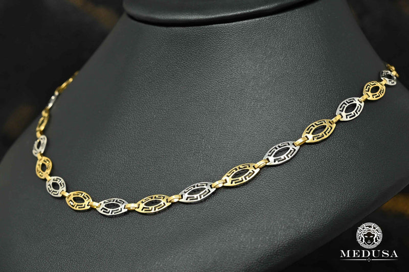 10K Gold Necklace | Women&#39;s Necklace Boundless X3 Gold 2 Tones