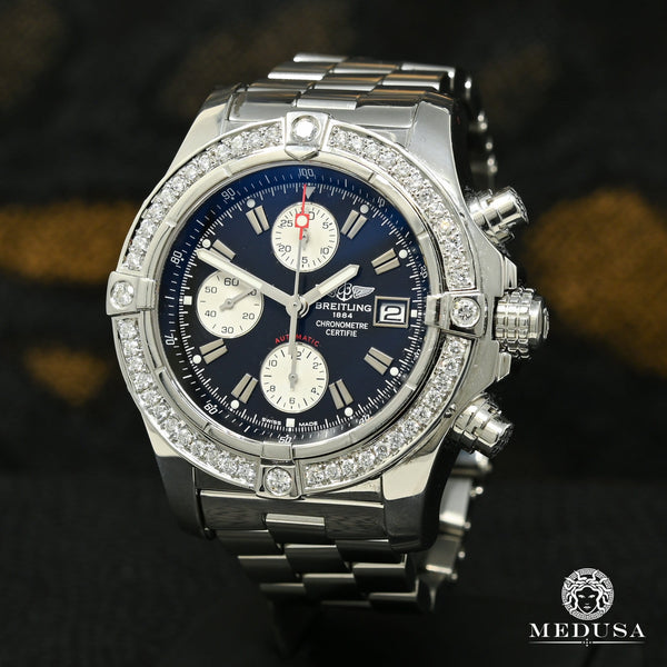 Breitling Watch Breitling Super Avenger Bezel Iced Men's Watch