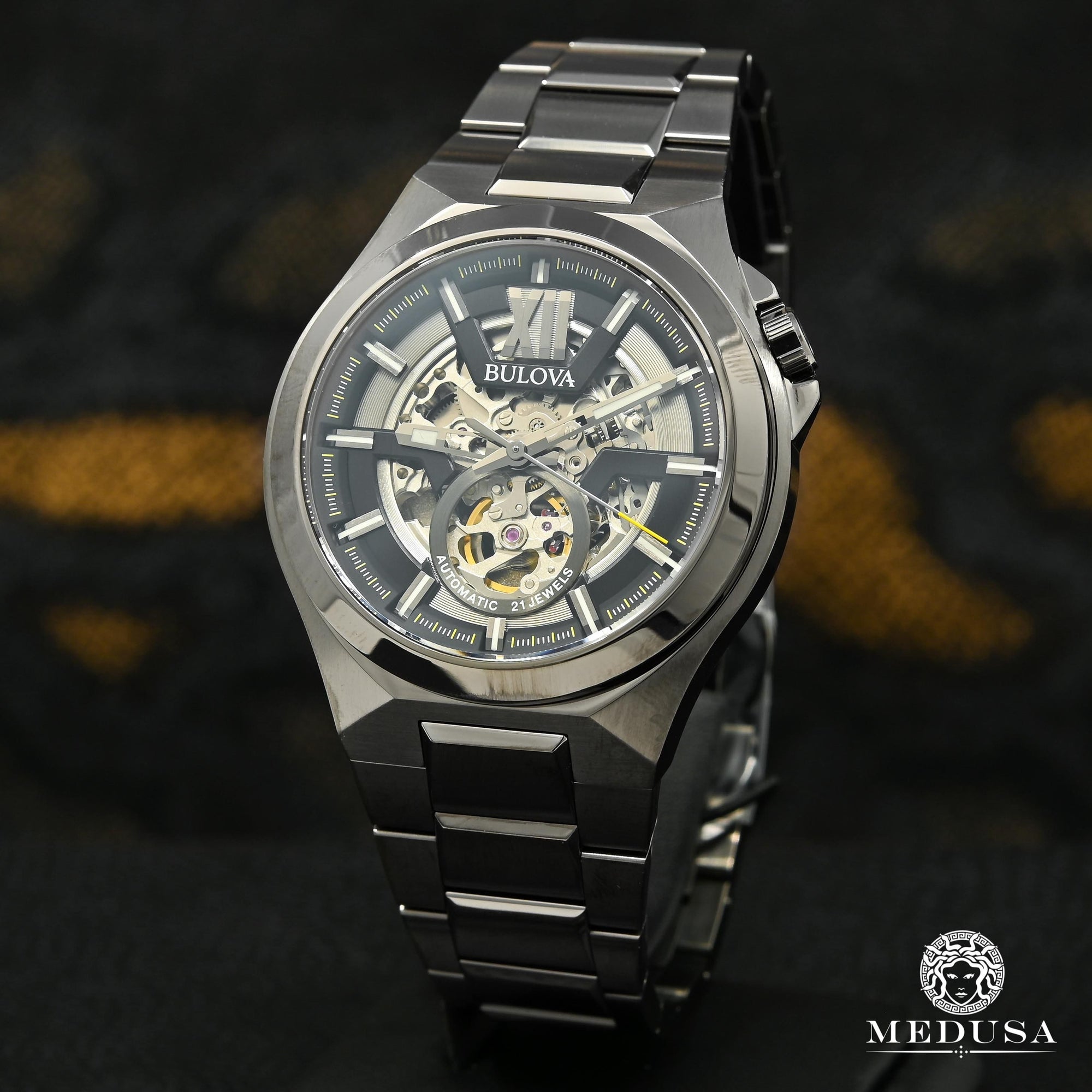 Bulova Watch | Bulova Classic Men's Watch - 98A179 Black Gold
