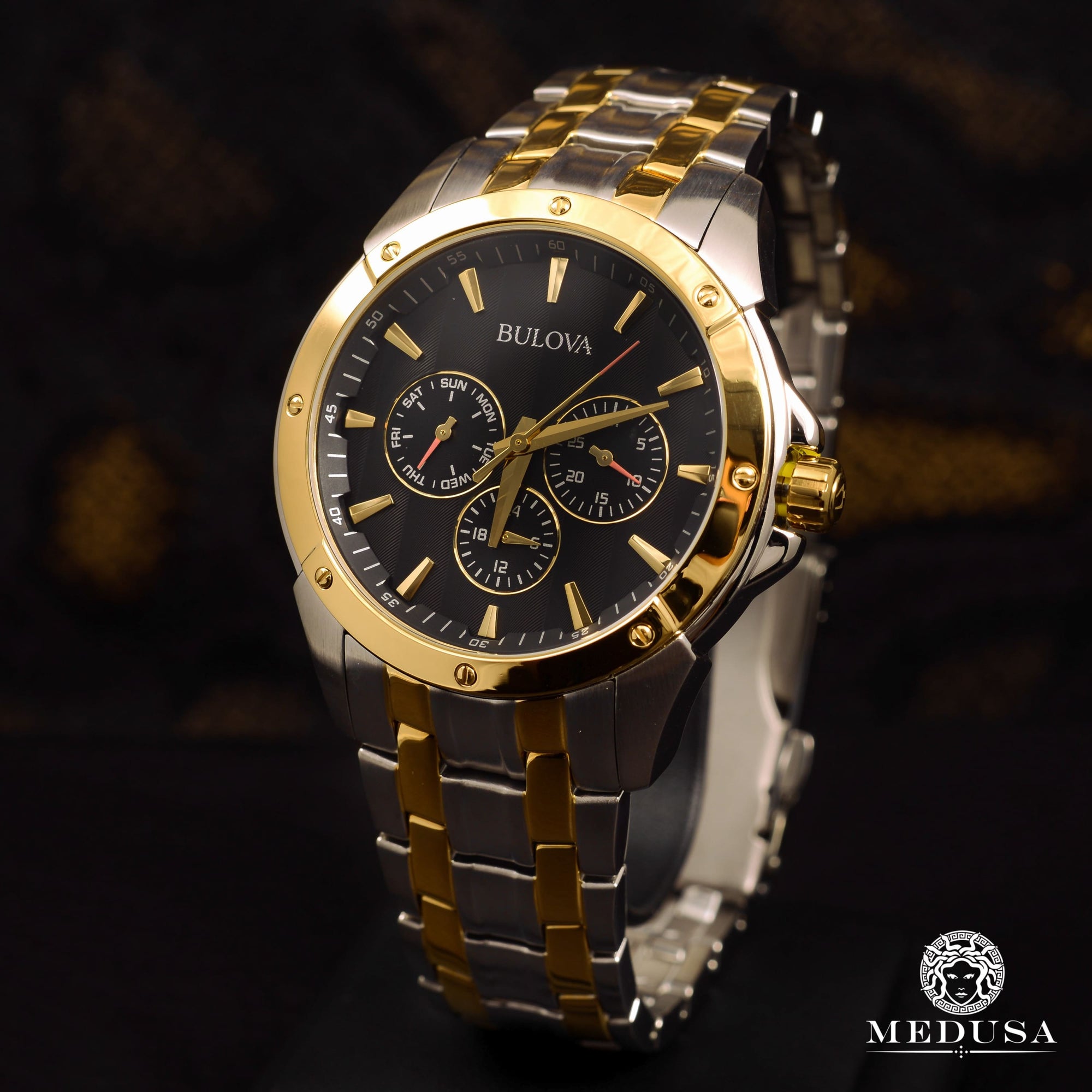 Bulova Watch | Bulova Classic Men's Watch - 98C120 Gold 2 Tones