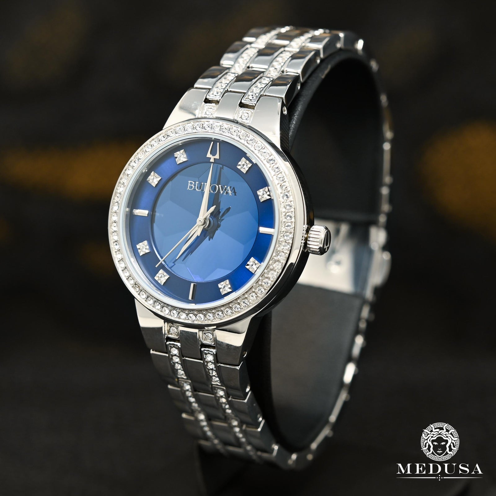 Bulova Watch | Bulova Crystal Women's Watch - 96L276 Swarovski / Stainless