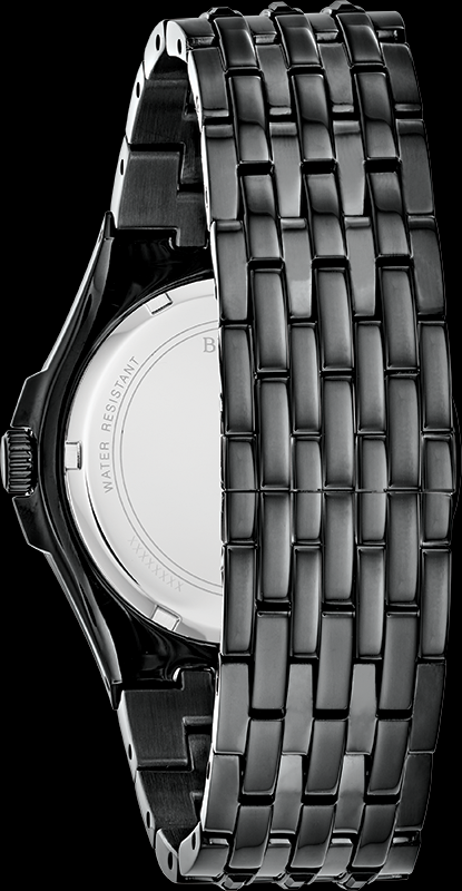 Montre Bulova | Montre Homme Bulova Cristal - 98A240 Swarovski / Or Noir