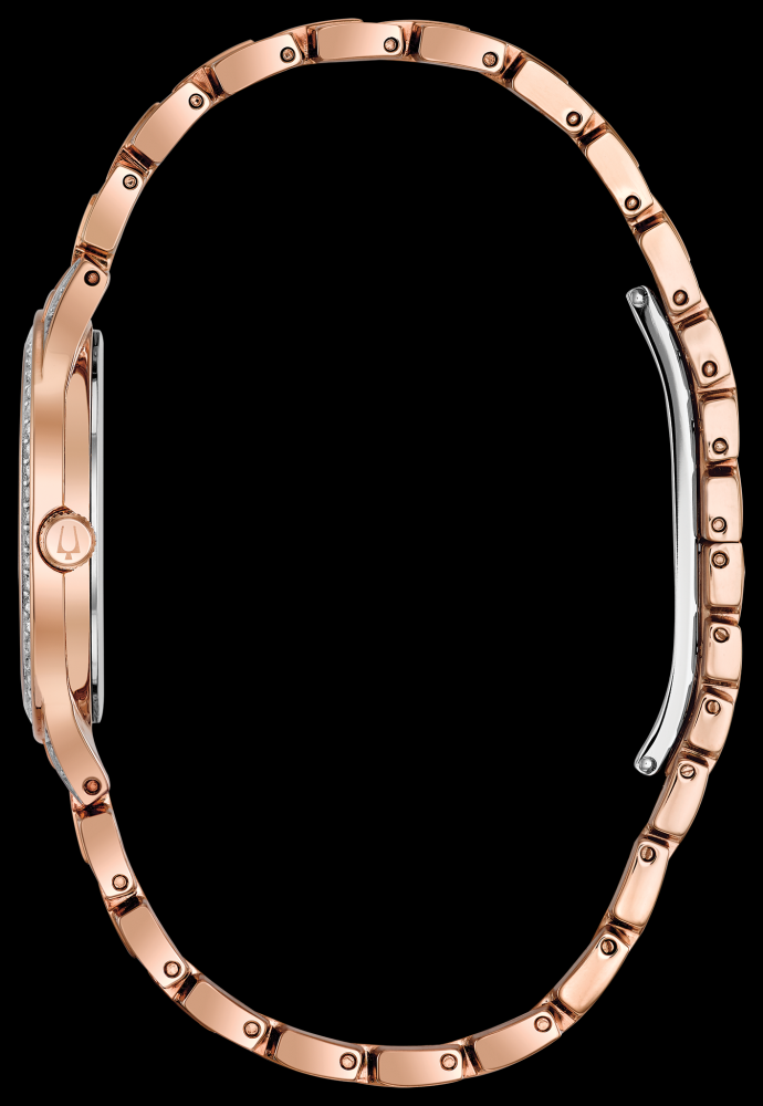 Montre Bulova | Montre Femme Bulova Cristal - 98L235 Swarovski / Or Rose