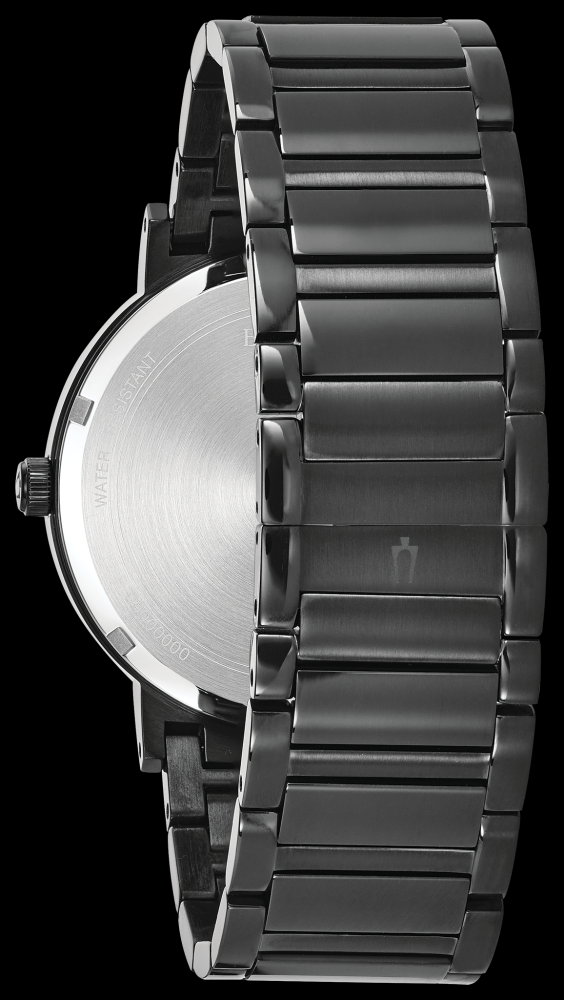 Montre Bulova | Montre Homme Bulova Futuro - 98D144 Diamant / Or Noir