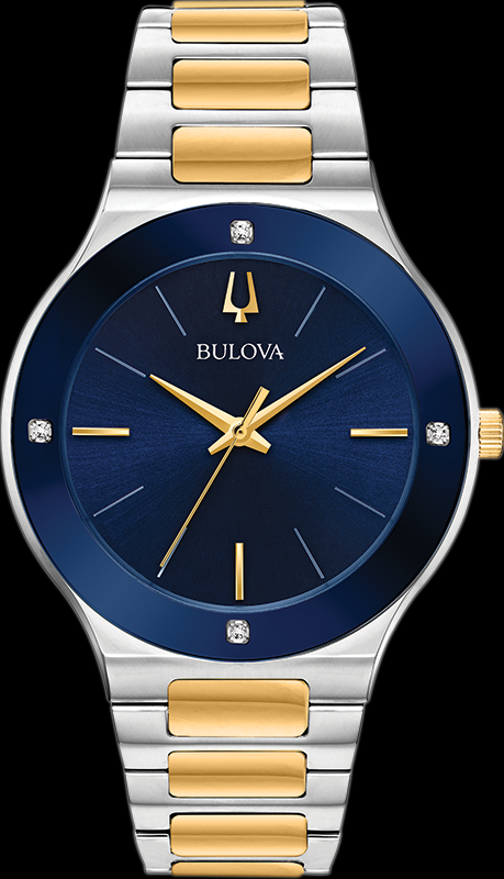 Montre Bulova | Montre Homme Bulova Futuro - 98E117 Or 2 Tons