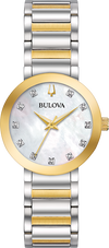 Montre Bulova | Montre Femme Bulova Futuro - 98P180 Or 2 Tons / Diamants