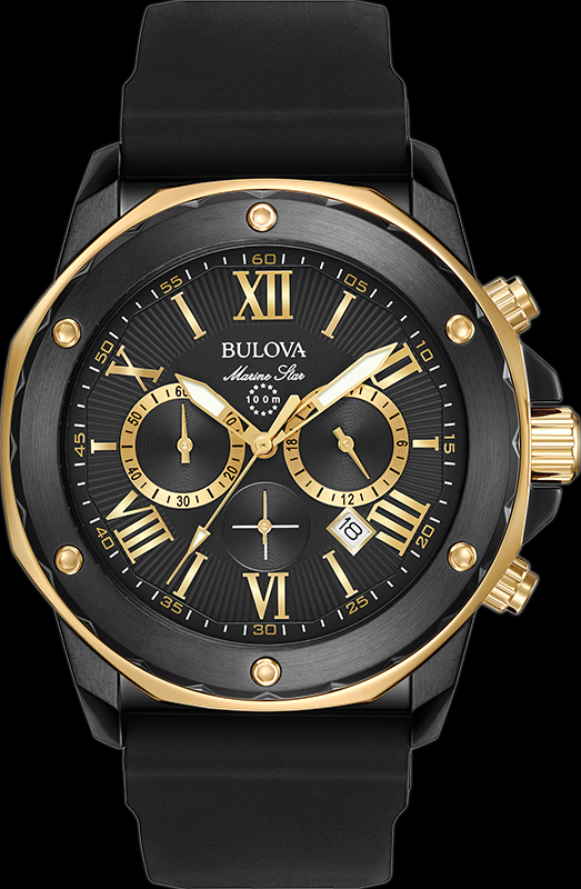 Bulova Watch | Bulova Marine Star - 98B278 Men's Watch | Medusa