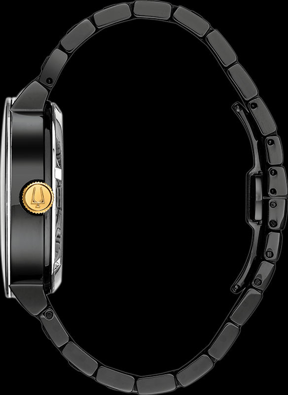 Bulova Watch | Bulova Modern Men&#39;s Watch - 98A203 Black Gold