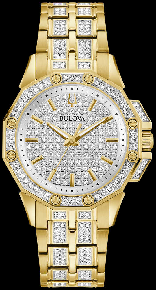 Montre Bulova | Montre Femme Bulova Octava - 98L302 Swarovski / Or Jaune