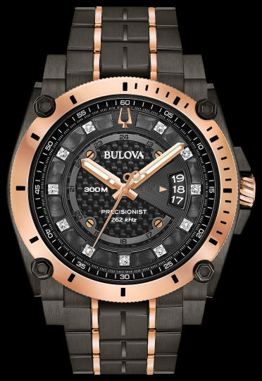 Rose Gold Bulova Men's Precisionist Champlain Chronograph