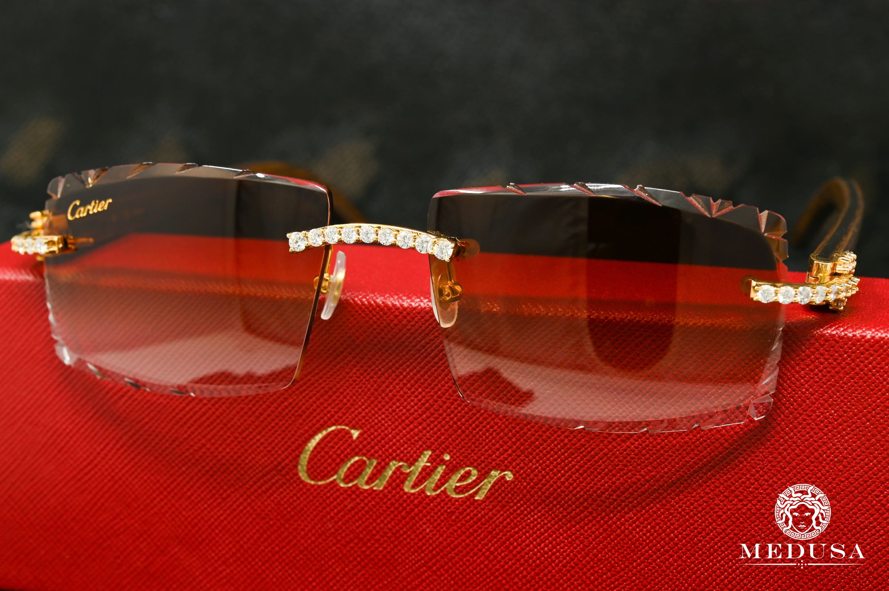Enhance your style with Cartier wooden sunglasses! With a unique wood  frame, adorned with the famous C de Cartier and Godron detail… | Instagram