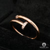 18K Gold Diamond Ring | Women&#39;s Ring Clou D1 - White Gold Diamond