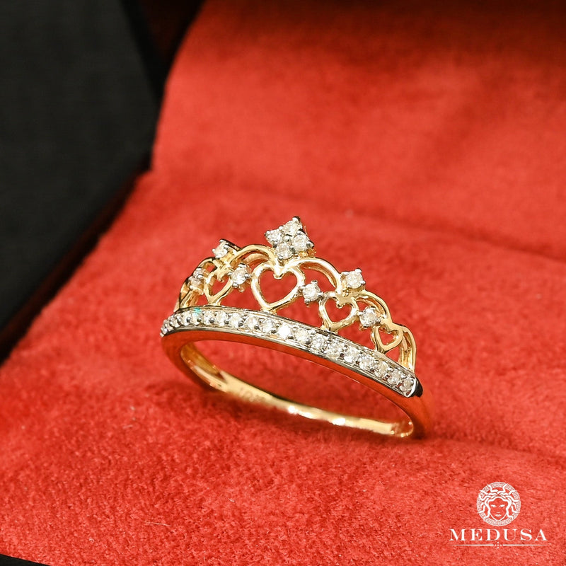 14K White Gold Diamond Crown Design Ring – Bellman Jewelers