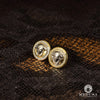 Studs en Or 10K | Boucles d’Oreilles Forehead F4 Or 2 Tons
