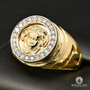 10K Gold Diamond Ring | Glam D2 Men&#39;s Ring - Diamond