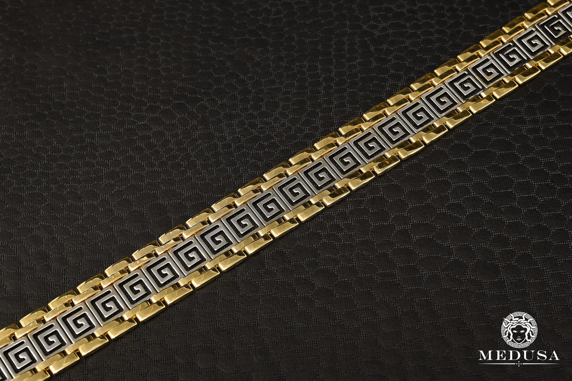 Bracelet en Or 10K | Bracelet Femme Gorgeous F15 Or 2 Tons