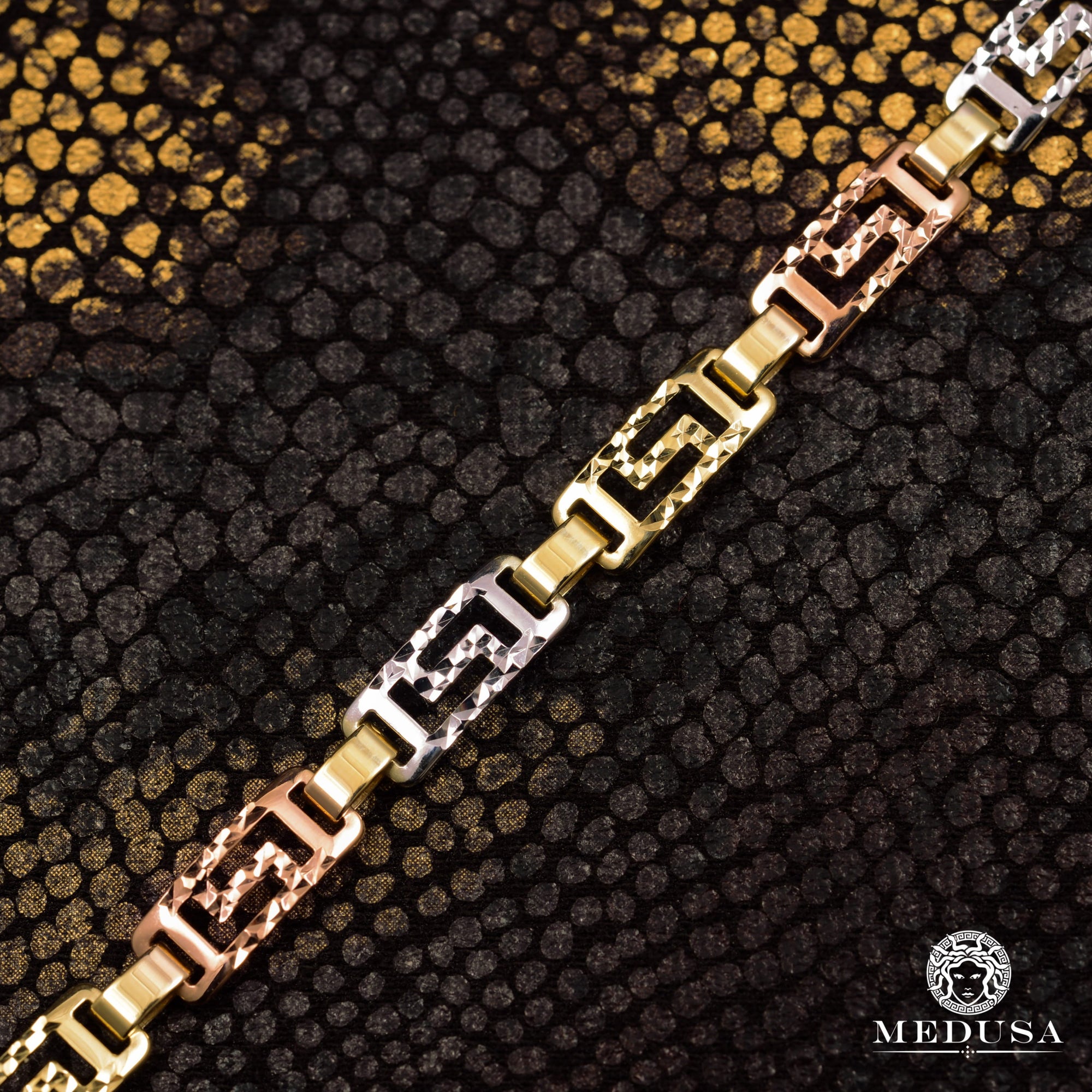 10K Gold Necklace | Necklace Woman Gorgeous X14 Gold 3 Tones