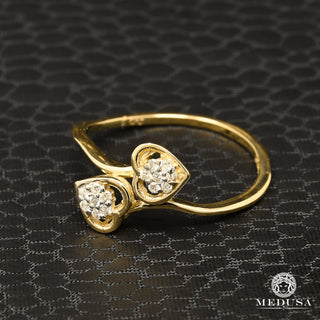 Heart D5 - Diamond  - 8PT / Yellow Gold