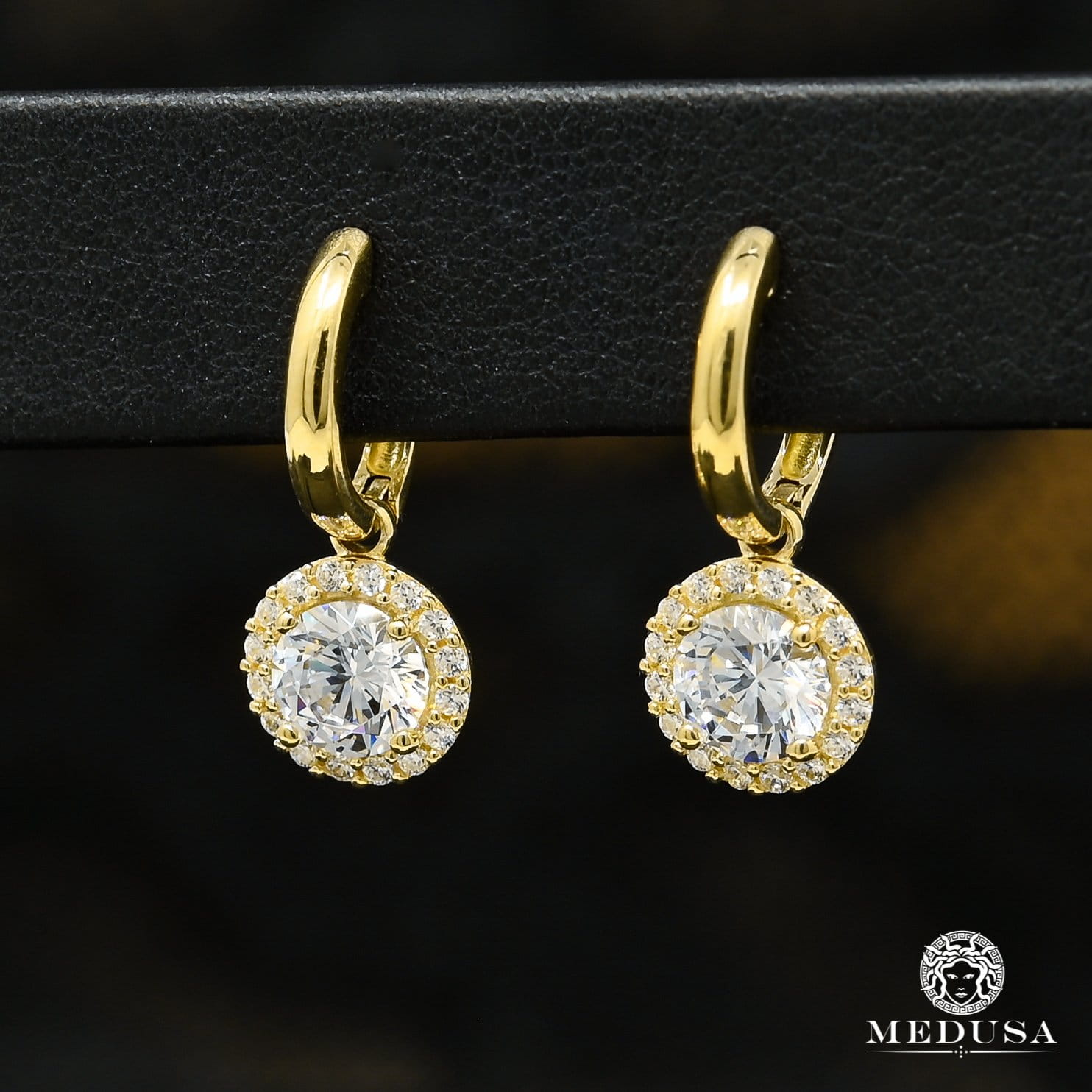 10K Gold Huggies | Huggies F40 Yellow Gold Earrings