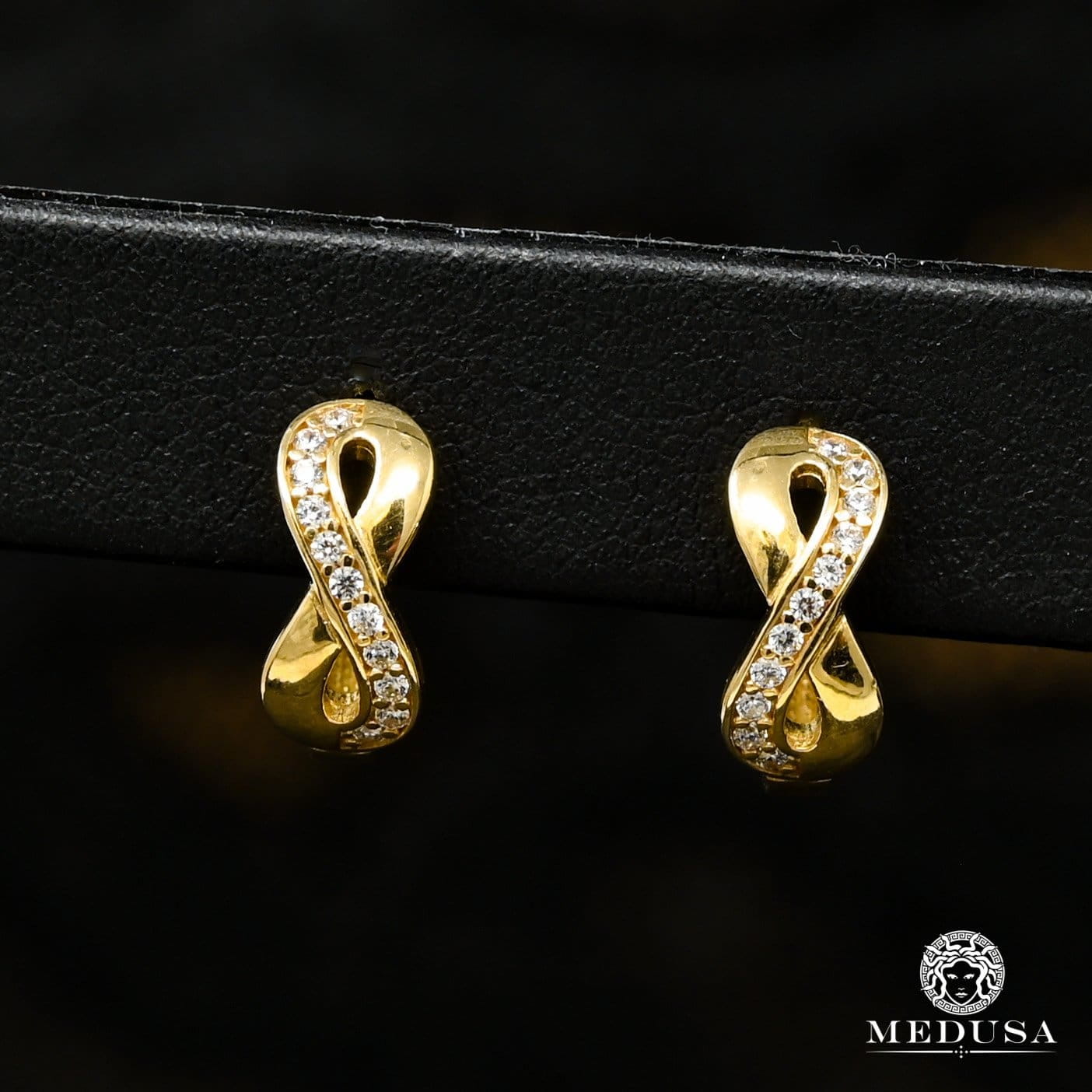 10K Gold Huggies | Huggies F43 Yellow Gold Earrings