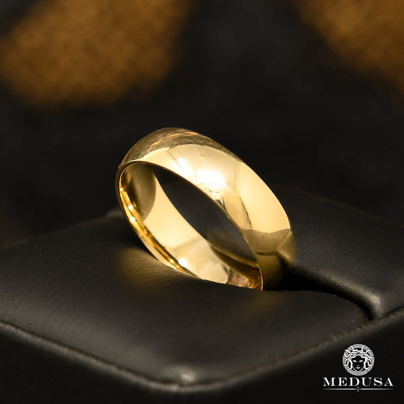 10K Gold Band | Men&#39;s Band Band 6mm Yellow Gold