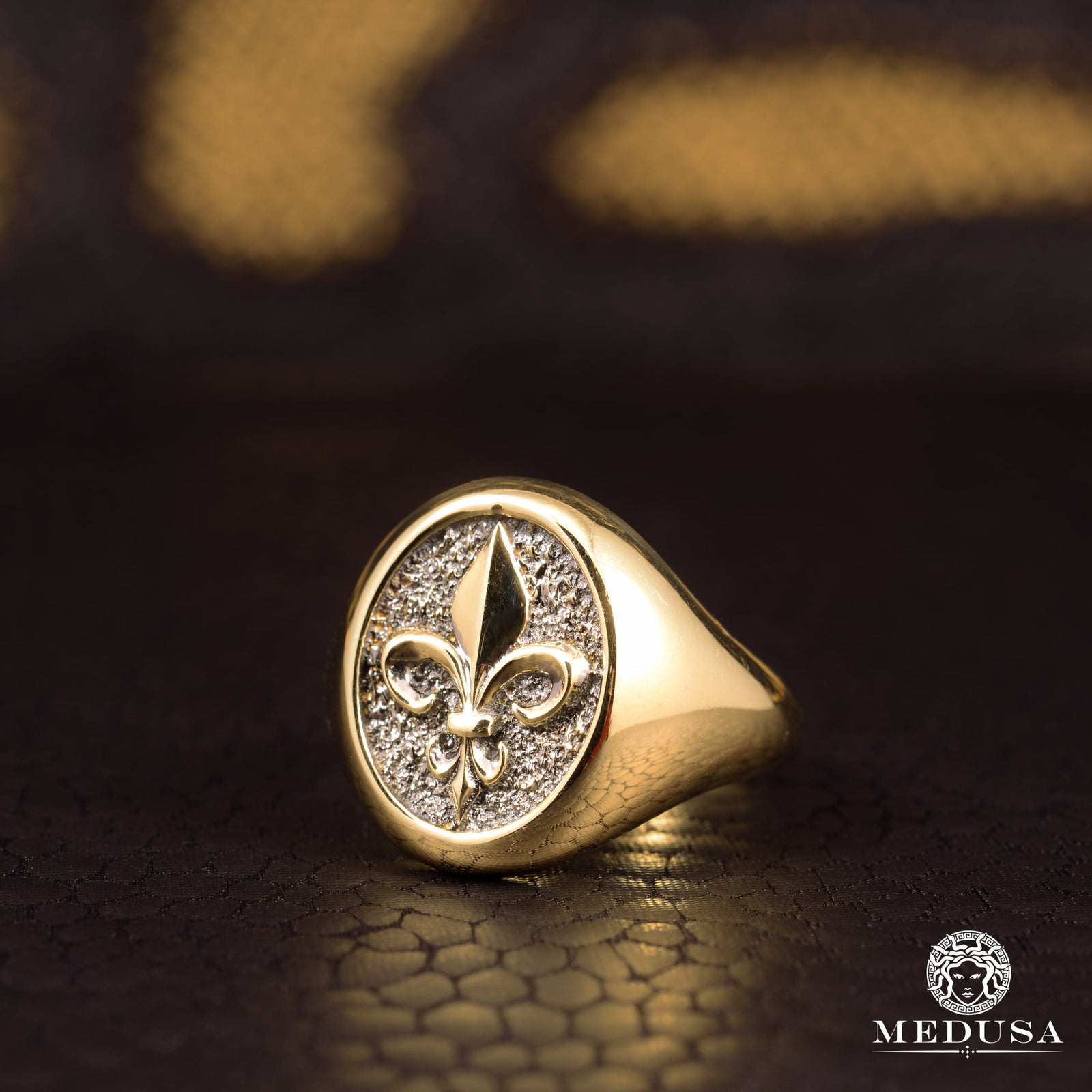 10K Gold Ring | Men's Ring Lys H1 Yellow Gold