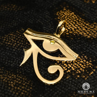 Colgante Ojo De Horus - Oro amarillo
