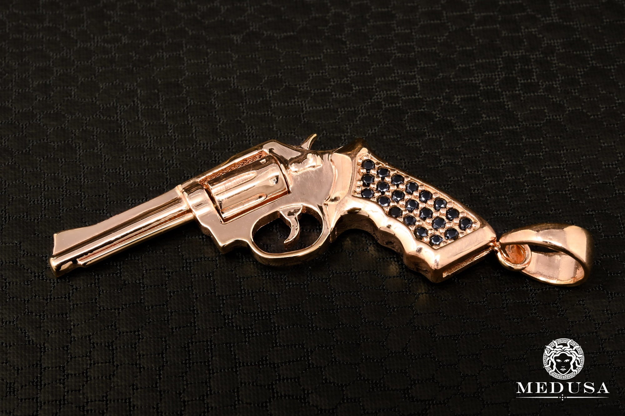 10K Gold Pendant | Divers Rifle X4 Rose Gold Pendant