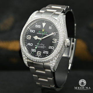 Rolex Air-King 40 mm - Caja de nido de abeja - Inoxidable