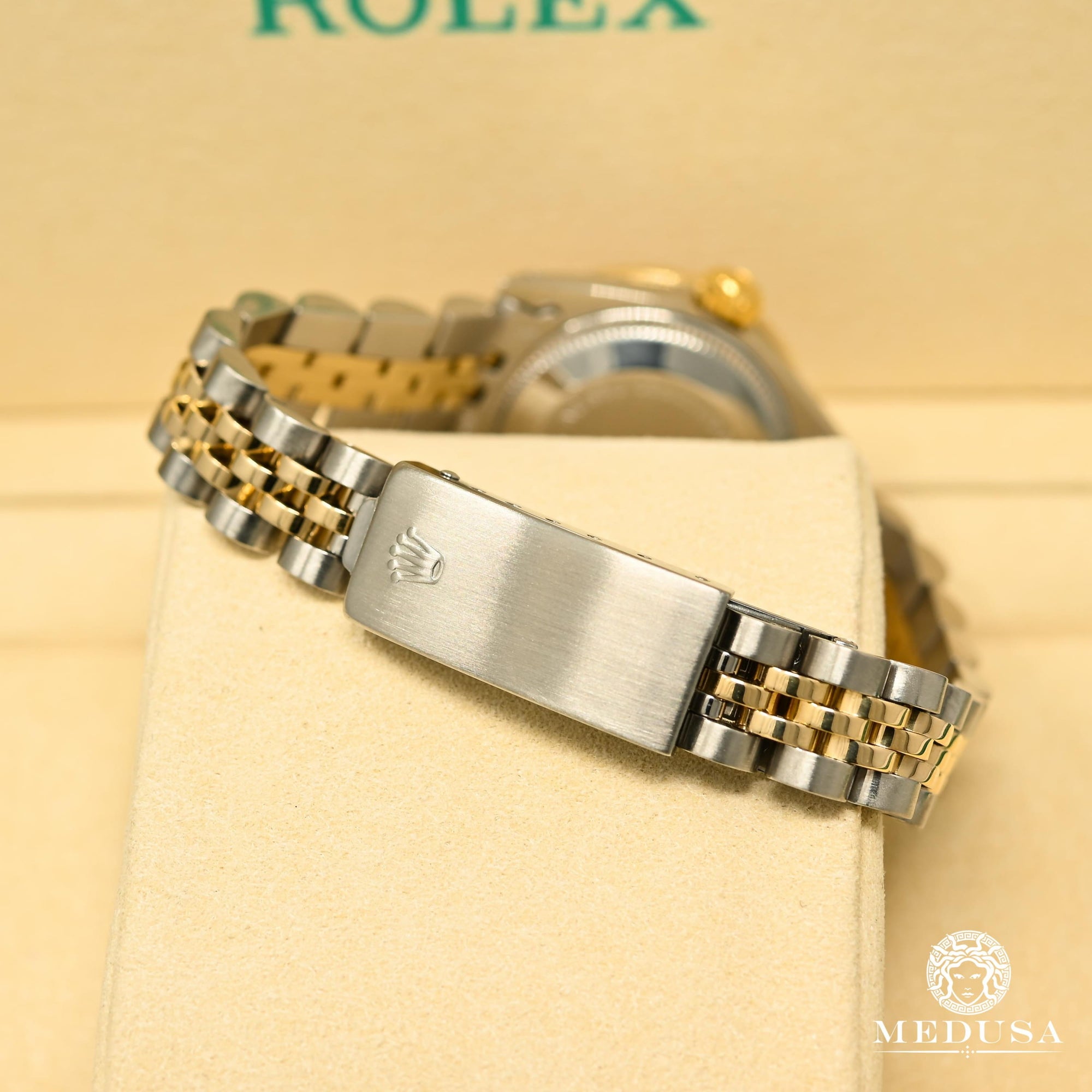 Montre Rolex | Montre Femme Rolex Datejust 26mm - Champagne Or 2 Tons